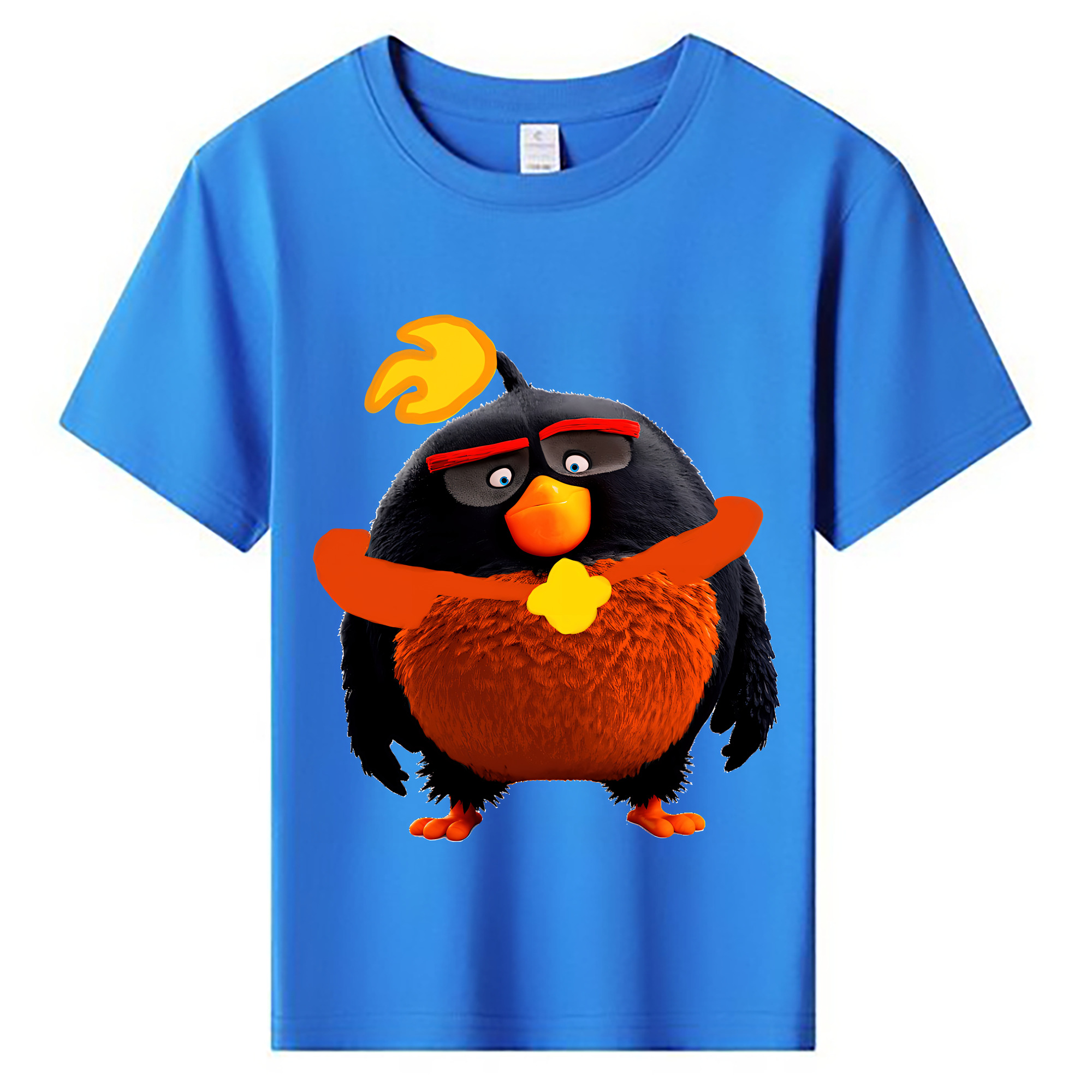 （画像用） Angry Birds アングリーバード 綿100％キッズTシャツ（フロントプリント）